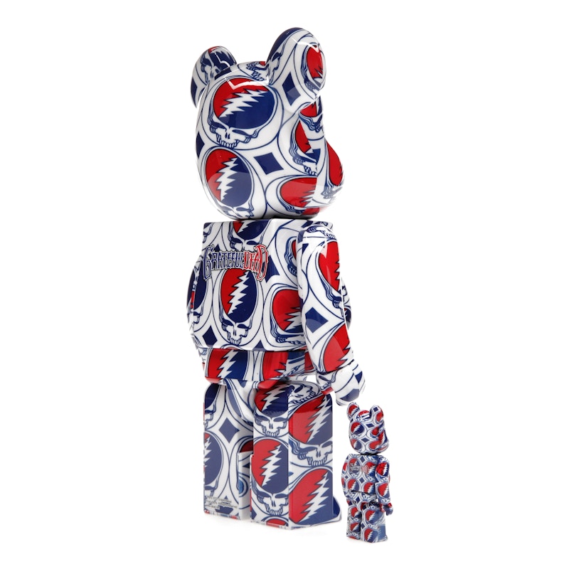 Bearbrick x Grateful Dead (Steal Your Face) 100% & 400% Set
