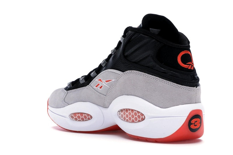 Reebok Pump Question Black Steel Orange