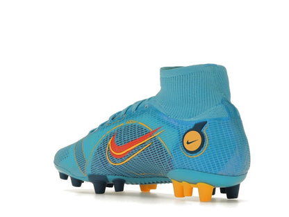 Nike Mercurial Superfly 8 Elite AG Chlorine Blue Laser Orange