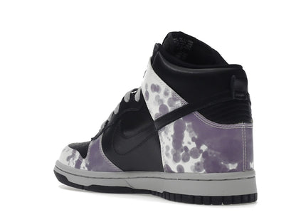 Nike Dunk High Splatter Black White Purple (Women's)
