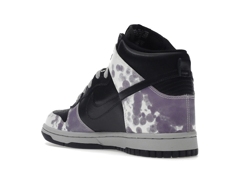Nike Dunk High Splatter Black White Purple (Women's)