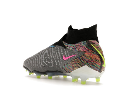 Nike Gripknit Phantom GX Elite Dynamic Fit Fusion FG Black White Blue Glow Volt