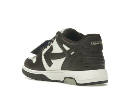 OFF-WHITE Out Of Office "OOO" Low Tops Chocolate Cream