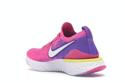 Nike Epic React Flyknit 2 Laser Fuchsia White (Women's)
