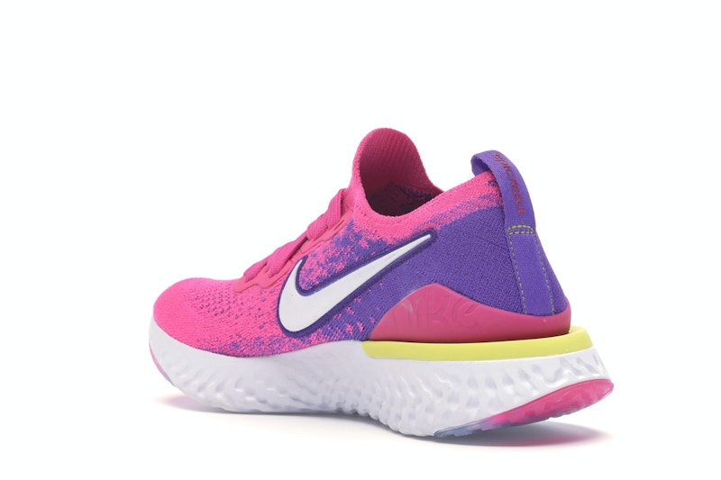 Nike Epic React Flyknit 2 Laser Fuchsia White (Women's)