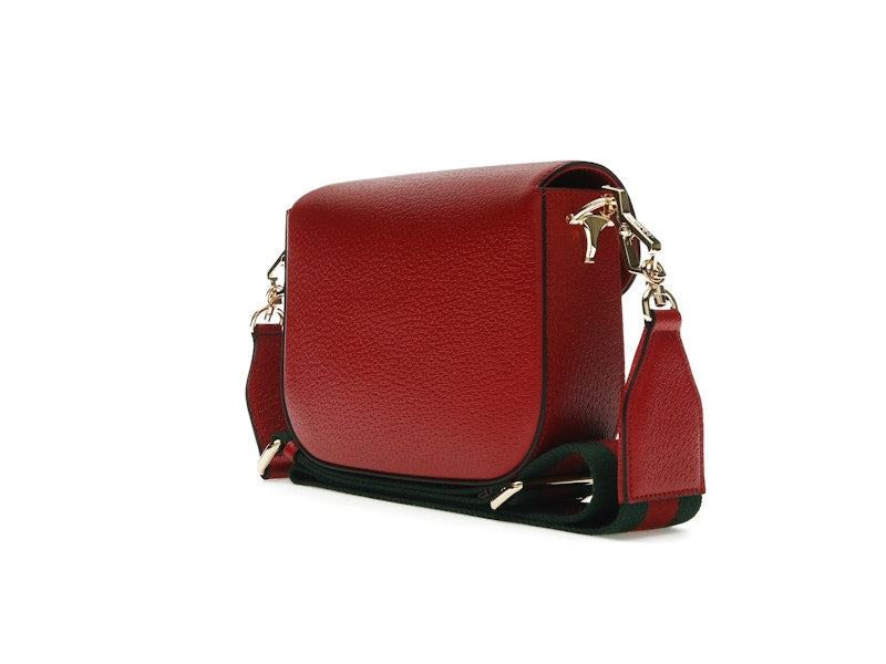 Gucci x adidas Horsebit 1955 Shoulder Bag Red