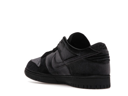Nike Dunk Low Dover Street Market Triple Black Velvet
