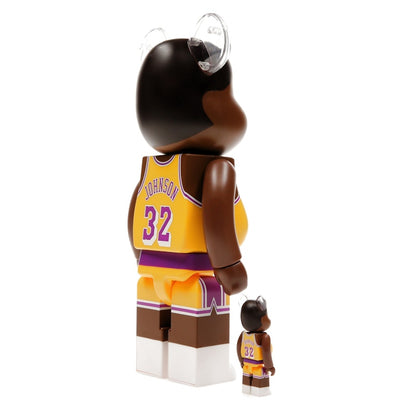 Bearbrick NBA Magic Johnson (Los Angeles Lakers) 100% & 400% Set