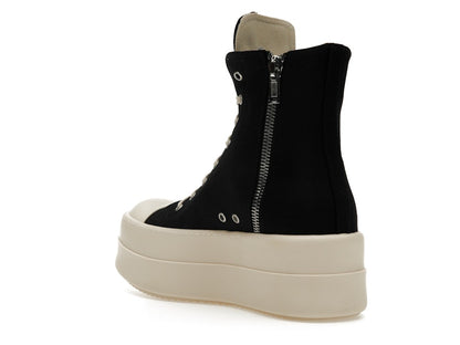 Rick Owens DRKSHDW Mega Bumper Sneaks Pentagram Black Pearl Milk