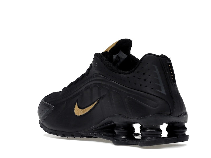 Nike Shox R4 Black Metallic Gold (GS)