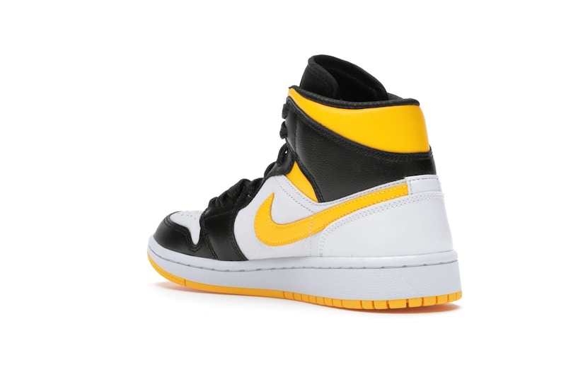 Jordan 1 Mid Laser Orange Black (Women's)