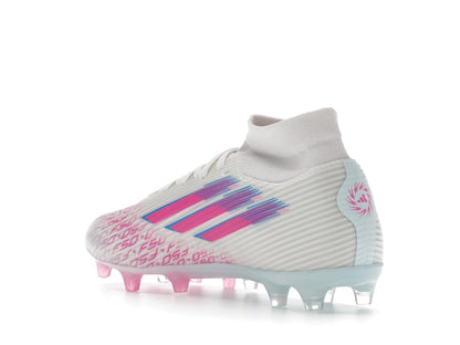 adidas F50 League Mid-Cut FG/AG Sparkfusion White Lucid Pink (Women's)