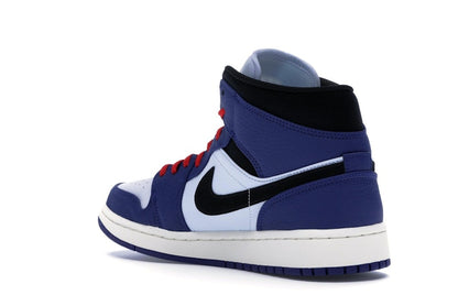 Jordan 1 Mid Deep Royal Blue Black
