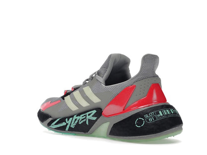 adidas X9000L4 Cyberpunk 2077 Grey Yellow Zest Pink