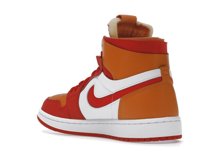 Jordan 1 High Zoom Air CMFT Fire Red Hot Curry (Women's)
