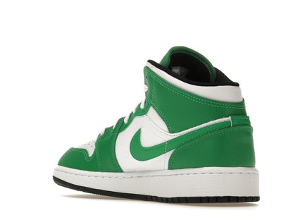 Jordan 1 Mid Lucky Green (GS)