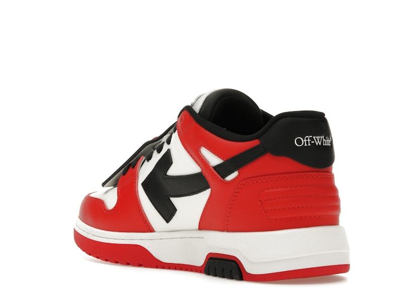 OFF-WHITE Out Of Office OOO Low Tops Red Black (2024)