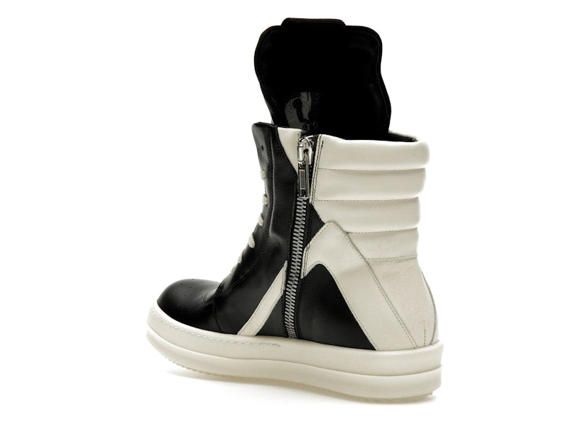 Rick Owens Strobe Geobasket High Black Milk