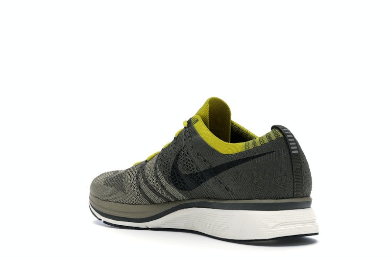 Nike Flyknit Trainer Cargo Khaki Bright Citron