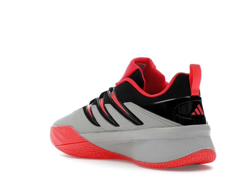 adidas Dame Certified 3 Core Black Lucid Red Grey Two