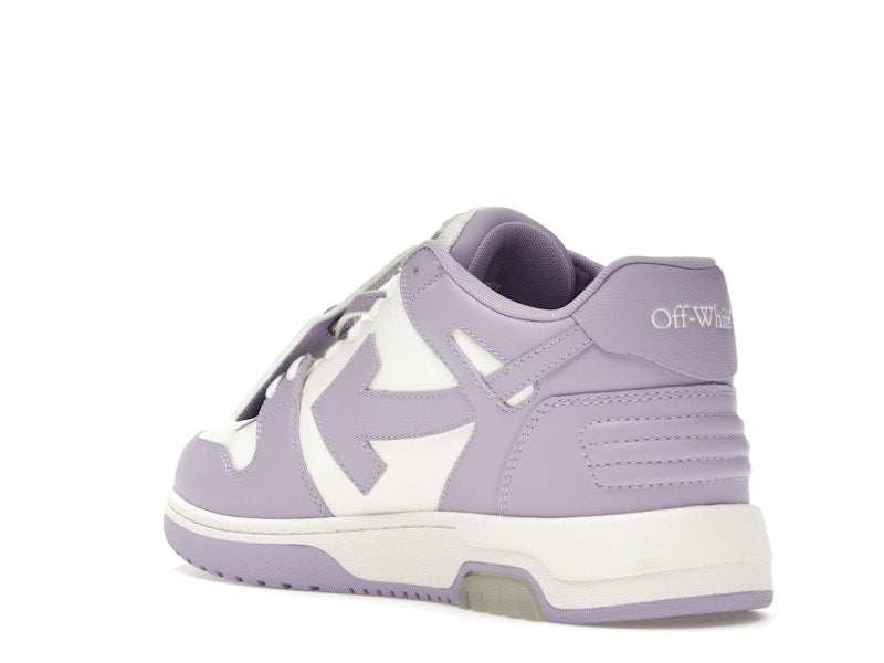OFF-WHITE Out Of Office Calf Leather White Lilac