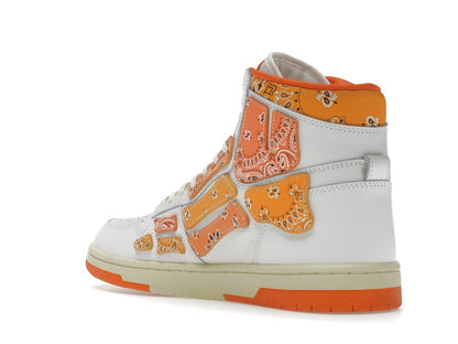 AMIRI Skel Top Hi Bandana White Orange