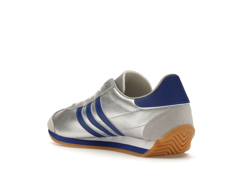 adidas Country OG Matte Silver Bright Blue Cloud White