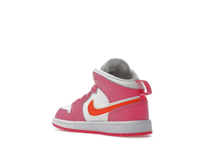 Jordan 1 Mid Pinksicle Safety Orange (PS)