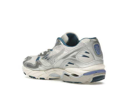 Mizuno Wave Rider 10 White Silver Blue
