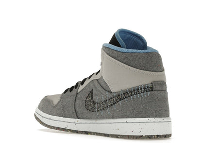 Jordan 1 Mid Crater Grey University Blue
