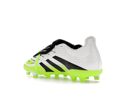 adidas Predator League Fold-Over Tongue FG/MG Cloud White Core Black Lucid Lemon
