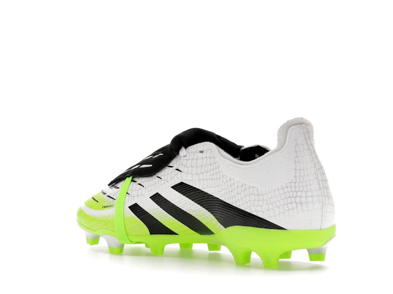 adidas Predator League Fold-Over Tongue FG/MG Cloud White Core Black Lucid Lemon