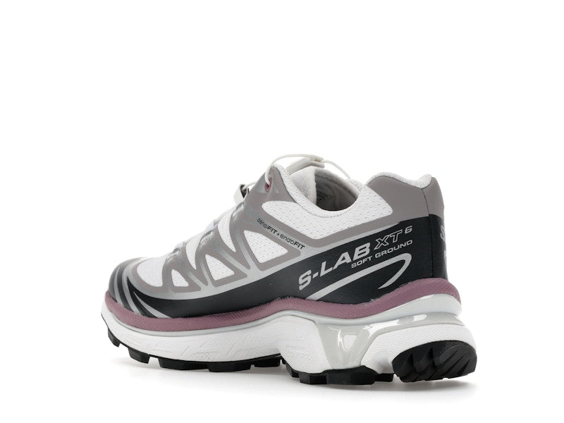 Salomon XT-6 White Black Dusky Orchid