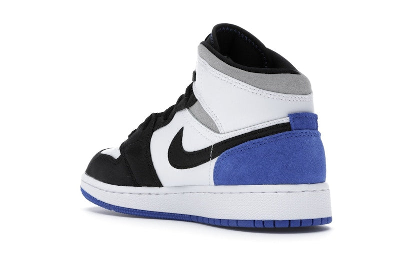 Jordan 1 Mid SE White Black Royal (GS)