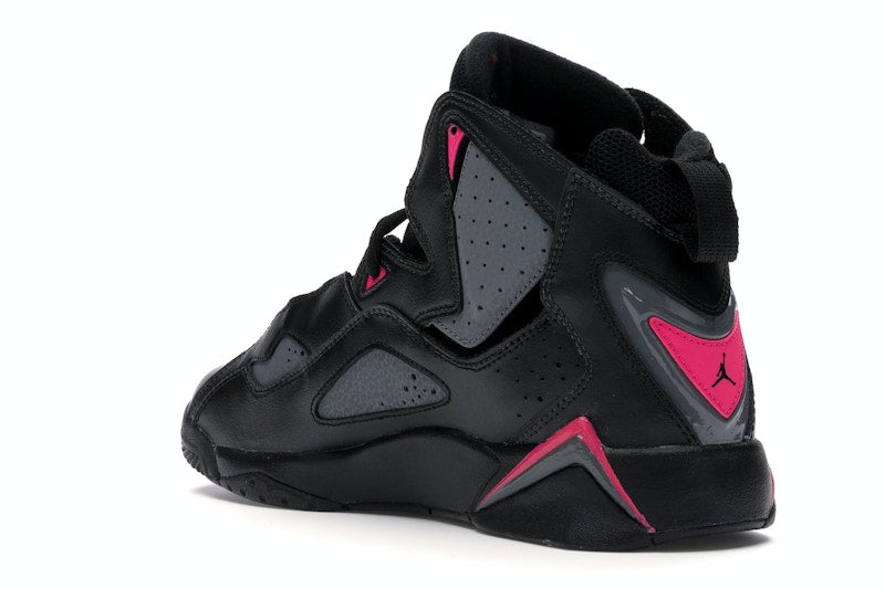Jordan True Flight Black Dark Grey Deadly Pink (GS)