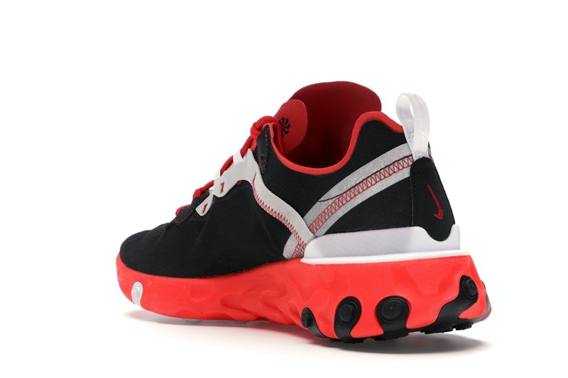Nike React Element 55 Black White Red Orbit