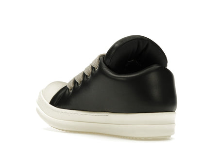 Rick Owens Jumbo Lace Padded Sneaks Low Black Milk