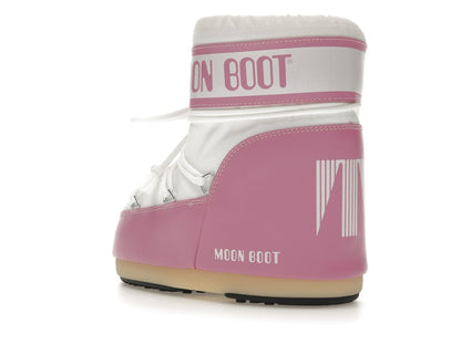 Moon Boot Icon Nylon Low Boot Pink White