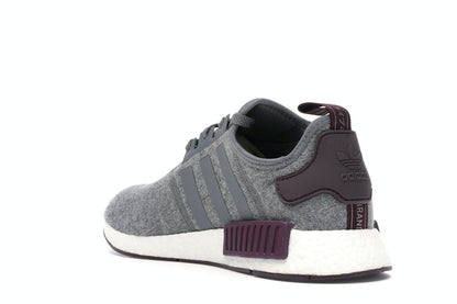 adidas NMD R1 Wool Grey Four Maroon