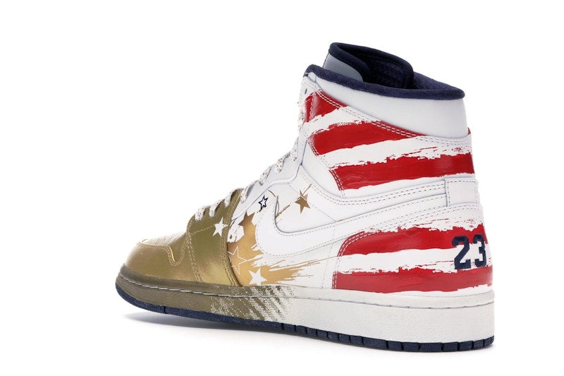 Jordan 1 Retro Dave White Wings For the Future Gold