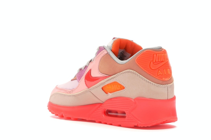 Nike Air Max 90 PRM Platinum Crimson/Bright Purple (Women's)