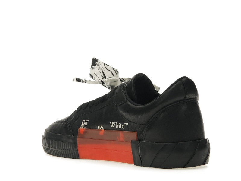 OFF-WHITE Vulc Low Black/Blue Leather SS21