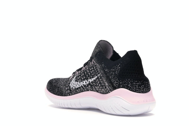Nike Free RN Flyknit 2018 Black Pink Foam (Women's)