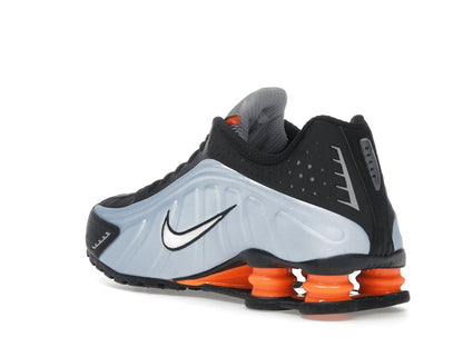 Nike Shox R4 Blue Tint Total Orange Black Metallic Silver (Women's)