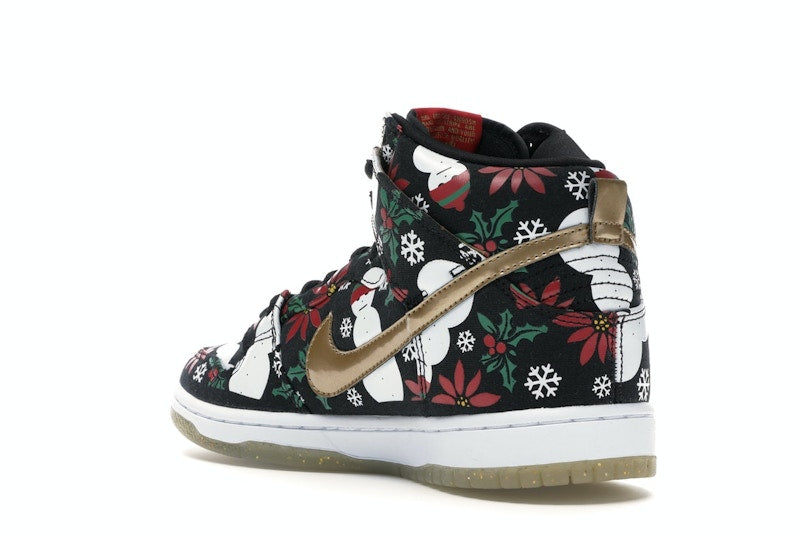 Nike SB Dunk High Concepts Ugly Christmas Sweater Black