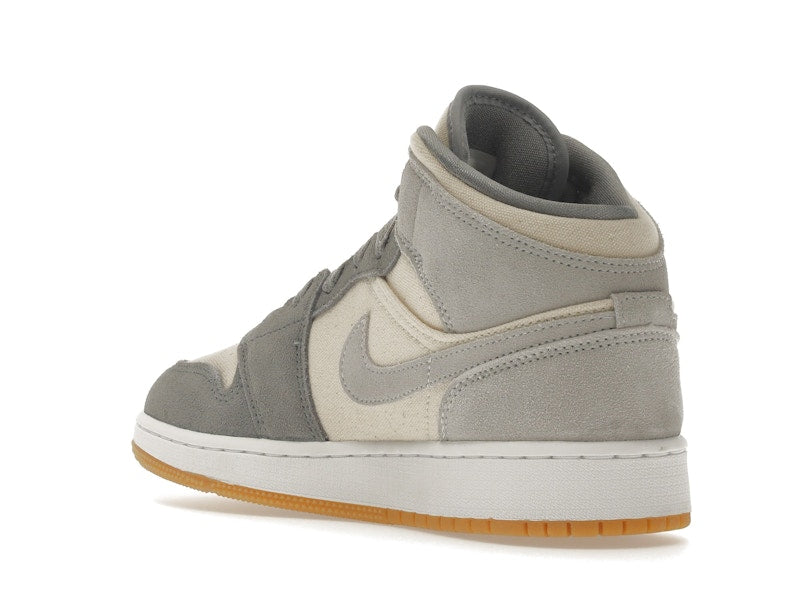 Jordan 1 Mid SE Coconut Milk Particle Grey (GS)
