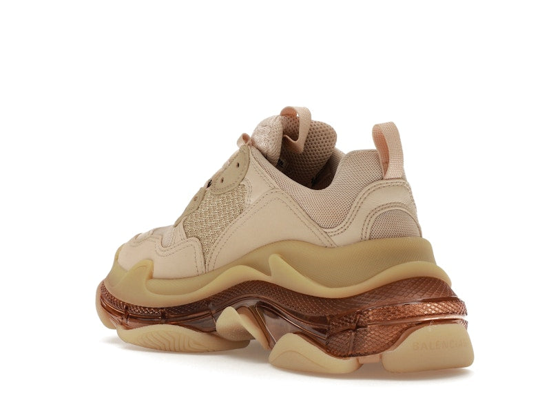 Balenciaga Triple S Clear Sole Beige (Women's)
