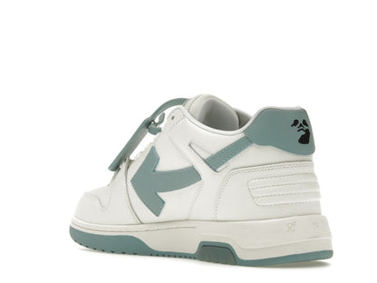 OFF-WHITE Out Of Office OOO Low Tops White Celadon