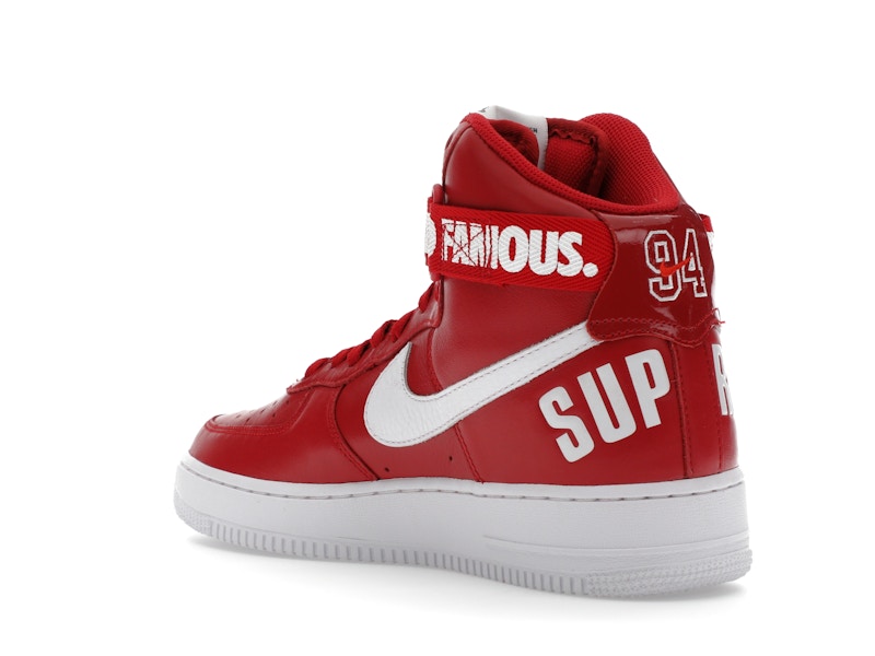 Nike Air Force 1 High Supreme World Famous Red
