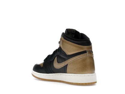 Jordan 1 Retro High OG Black Metallic Gold (GS)